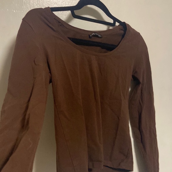 Brown zara long sleeve - Picture 2 of 4